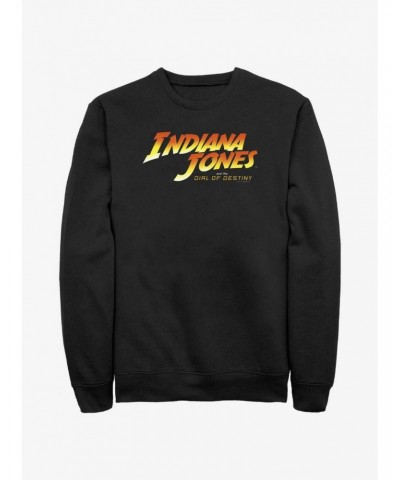 Indiana Jones and the Dial of Destiny Logo Sweatshirt $13.28 Sweatshirts