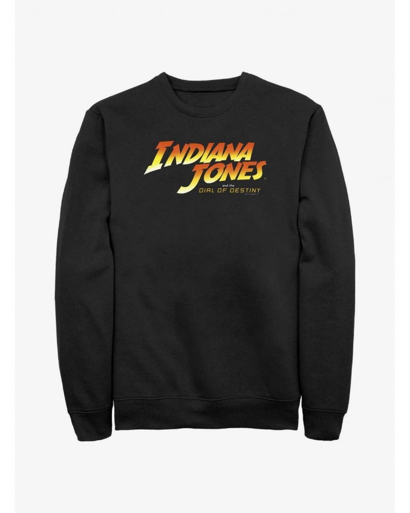 Indiana Jones and the Dial of Destiny Logo Sweatshirt $13.28 Sweatshirts