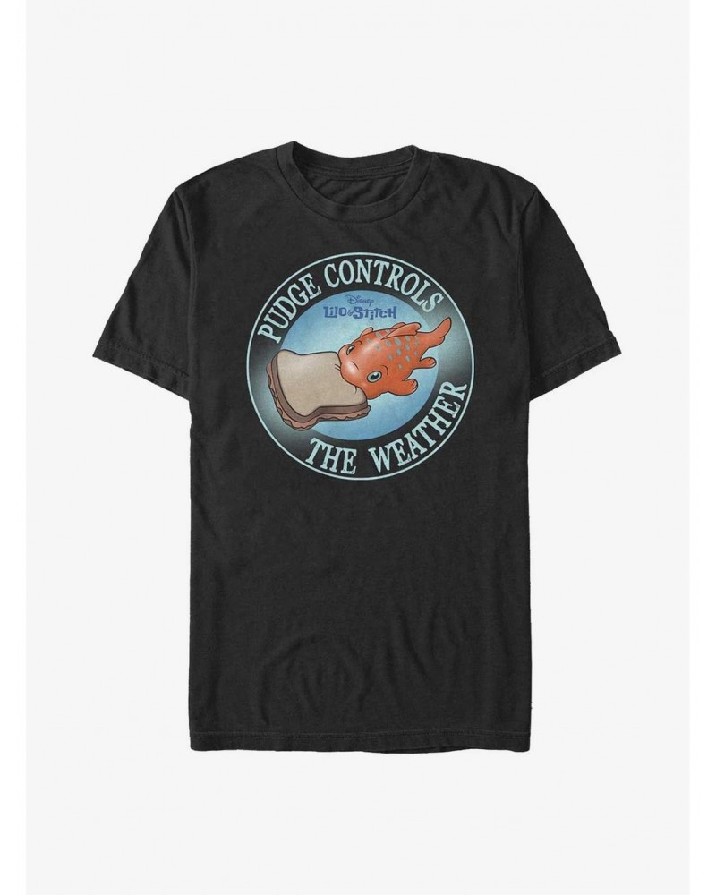 Disney Lilo & Stitch Pudge Controls The Weather T-Shirt $7.89 T-Shirts