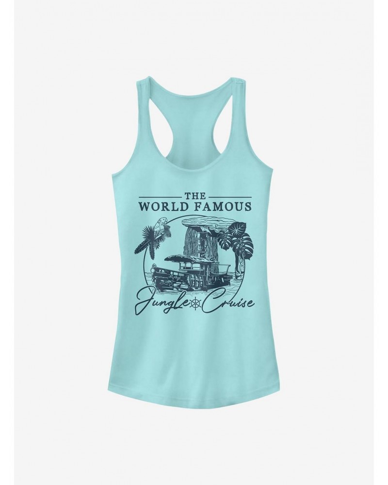 Disney Jungle Cruise Word Famous Girls Tank $7.47 Tanks