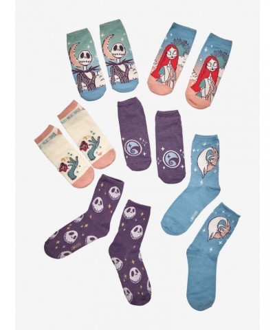 Disney The Nightmare Before Christmas Jack & Sally Colorful Sock Set 6 Pair $6.26 Merchandises