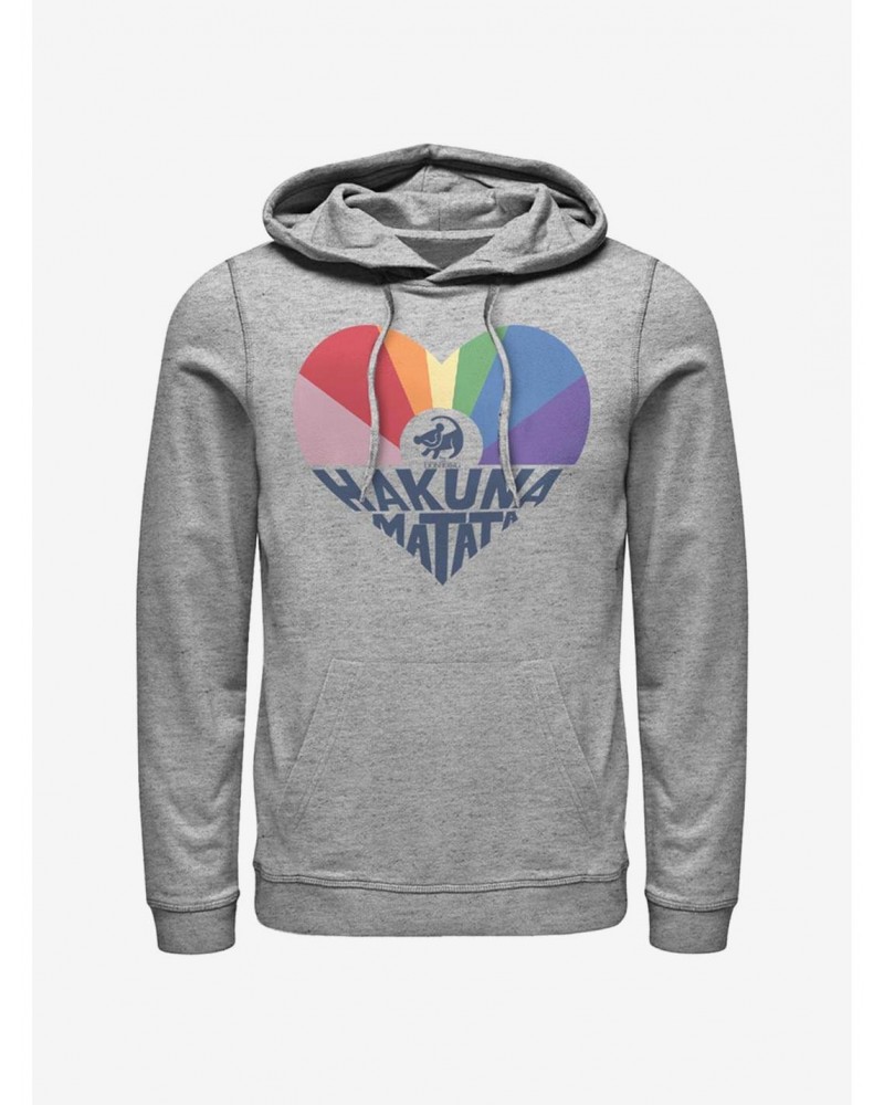 Disney The Lion King Hakuna Rainbow Hoodie $13.92 Hoodies