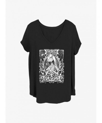 Disney The Nightmare Before Christmas Sally Scream Queen Girls T-Shirt Plus Size $10.98 T-Shirts