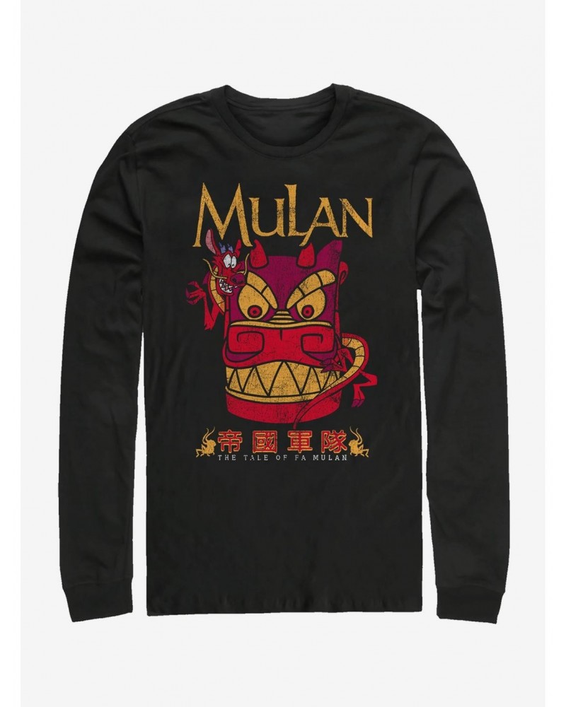 Disney Mulan Stone Mushu Long-Sleeve T-Shirt $13.49 T-Shirts