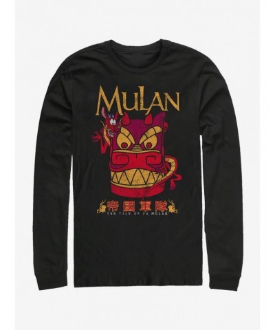 Disney Mulan Stone Mushu Long-Sleeve T-Shirt $13.49 T-Shirts