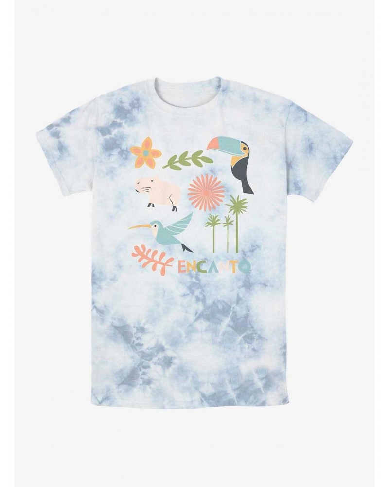 Disney Encanto Animals Tie-Dye T-Shirt $11.40 T-Shirts