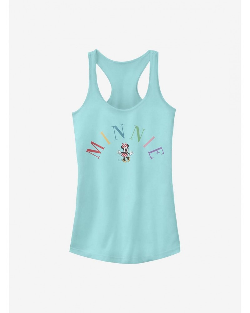 Disney Minnie Mouse Minnie Embroidery Girls Tank $10.96 Tanks