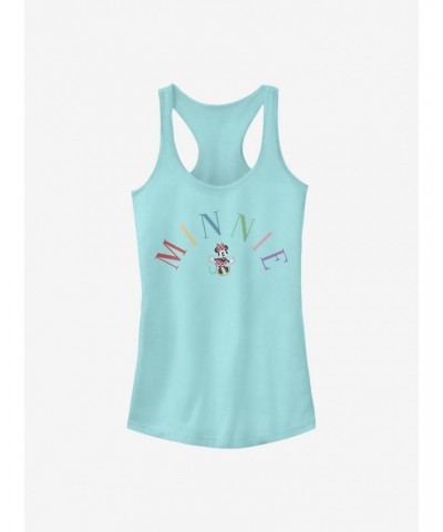 Disney Minnie Mouse Minnie Embroidery Girls Tank $10.96 Tanks