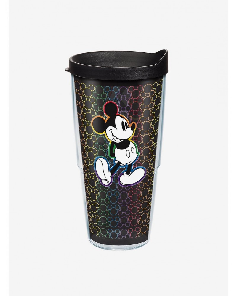 Disney Mickey and Minnie Rainbow 24oz Classic Tumbler With Lid $6.87 Tumblers