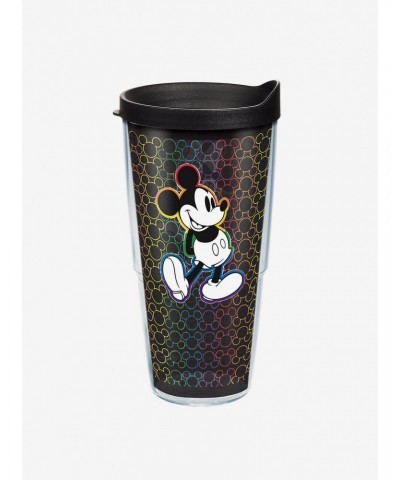 Disney Mickey and Minnie Rainbow 24oz Classic Tumbler With Lid $6.87 Tumblers