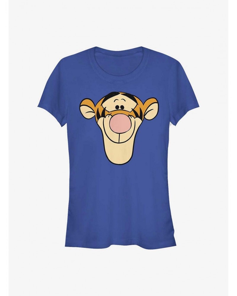 Disney Winnie The Pooh Big Face Tigger Girls T-Shirt $11.21 T-Shirts