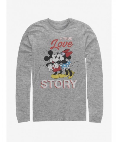 Disney Mickey Mouse True Love Story Long-Sleeve T-Shirt $14.15 T-Shirts