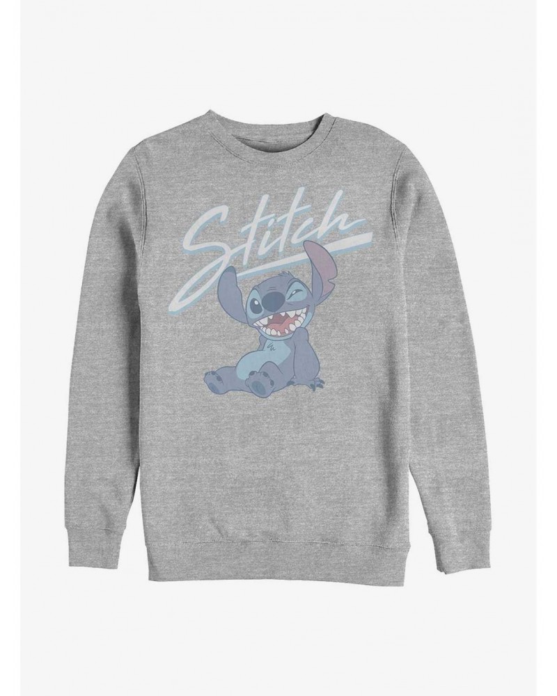 Disney Lilo & Stitch Wink Crew Sweatshirt $12.18 Sweatshirts