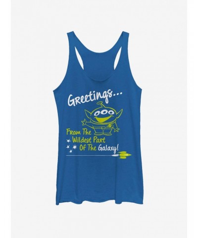 Disney Pixar Toy Story Alien Greeting from Wild Galaxy Girls Tank Top $8.81 Tops