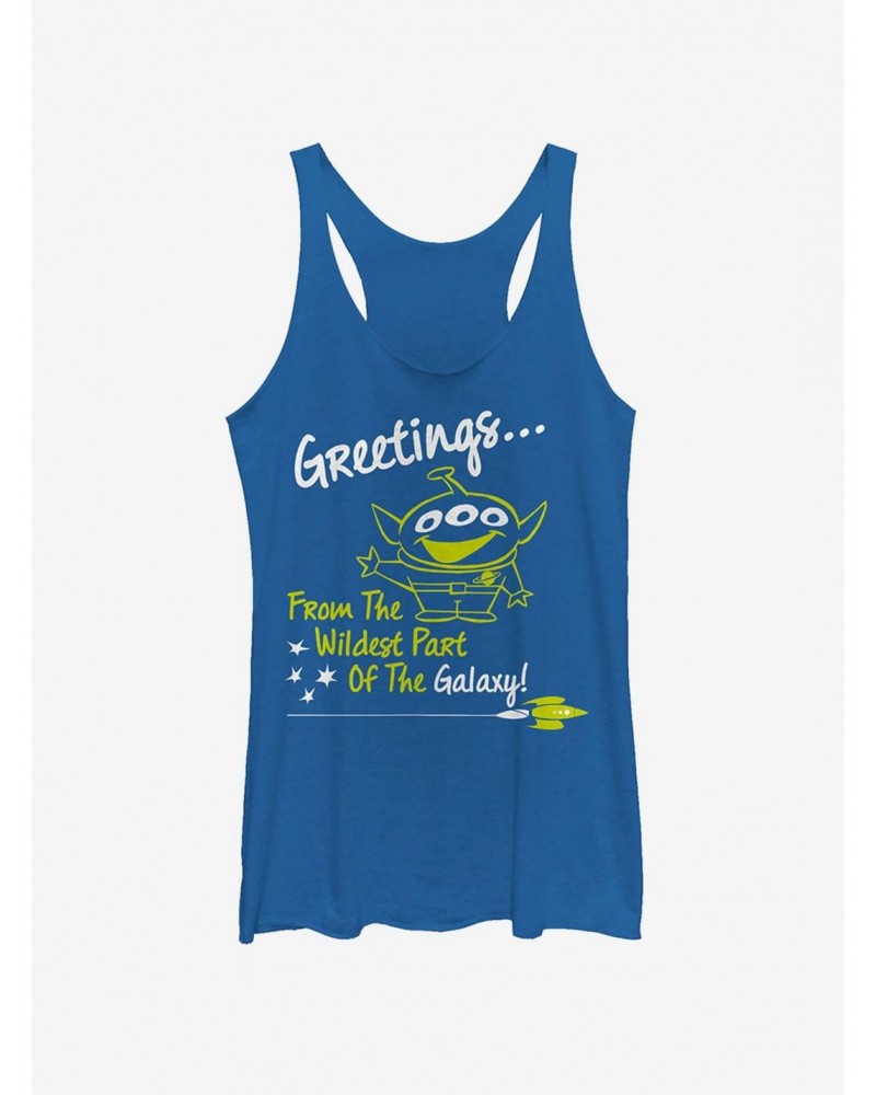 Disney Pixar Toy Story Alien Greeting from Wild Galaxy Girls Tank Top $8.81 Tops