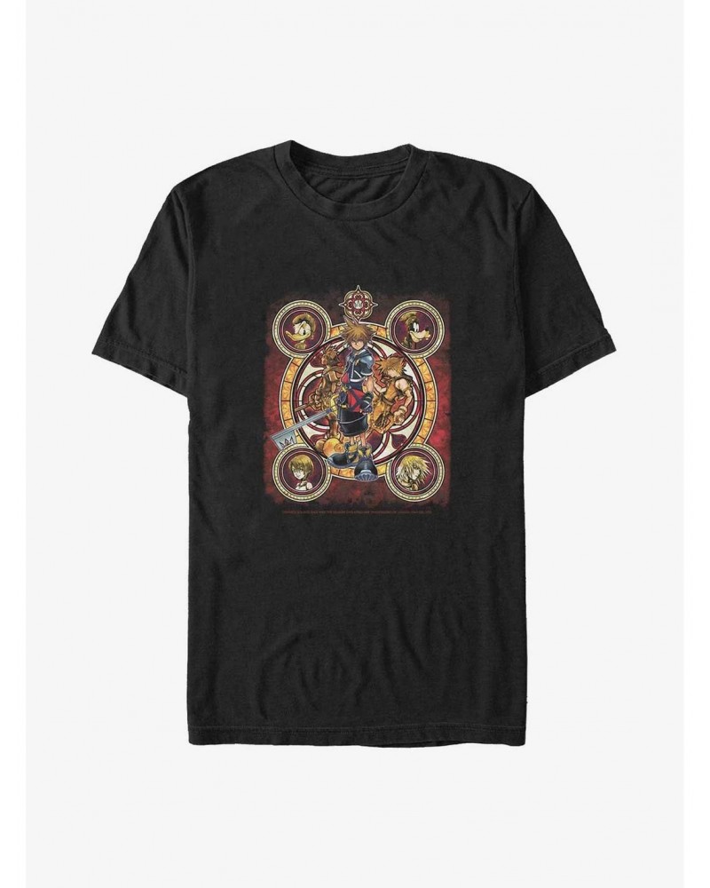 Disney Kingdom Hearts Keyblade Keeper's Circle Big & Tall T-Shirt $9.87 T-Shirts