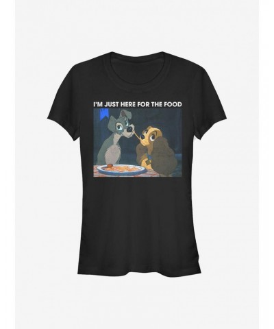 Disney Lady And The Tramp Lady Tramp Meme Girls T-Shirt $12.45 T-Shirts