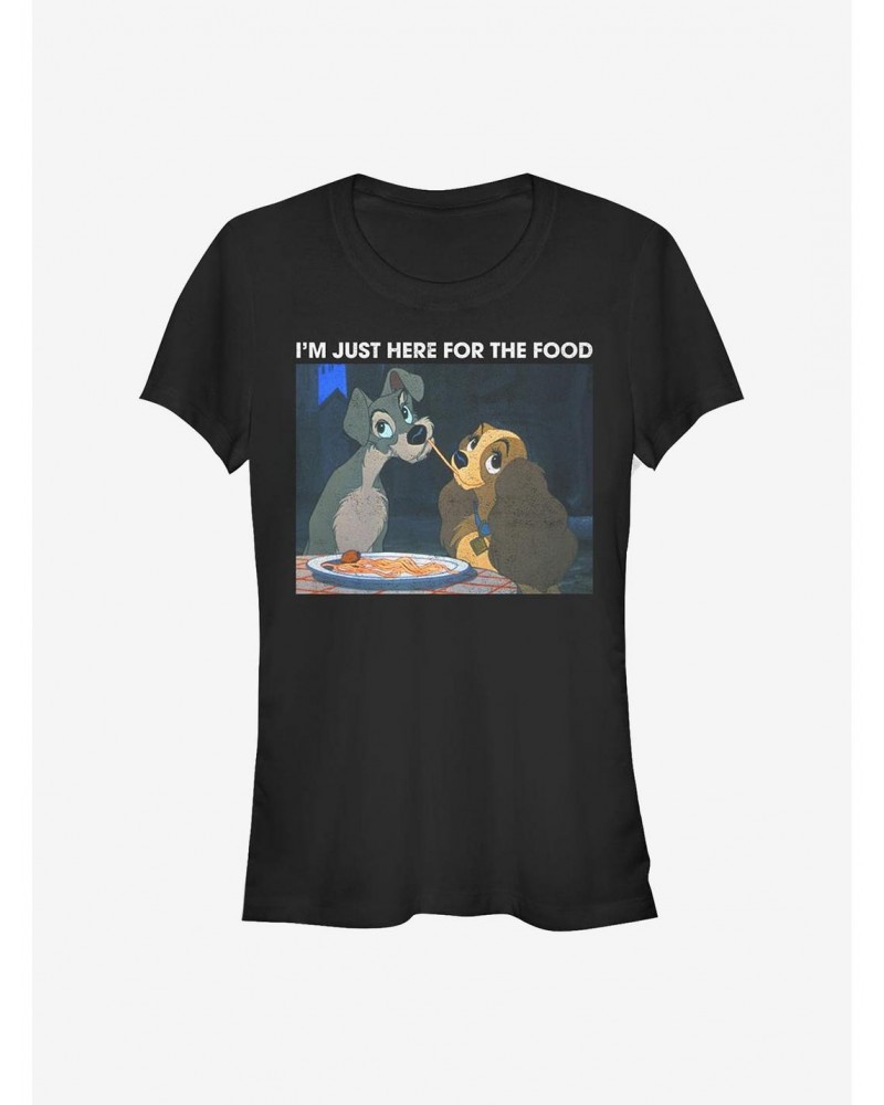 Disney Lady And The Tramp Lady Tramp Meme Girls T-Shirt $12.45 T-Shirts