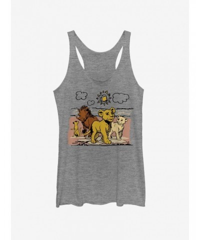 Disney The Lion King 2019 Hakuna Group Girls Tank $9.84 Tanks