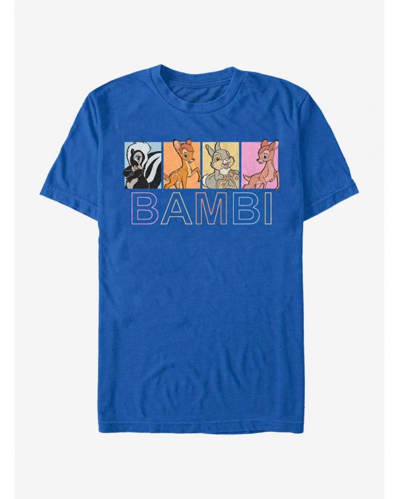 Disney Bambi Characters Box Up T-Shirt $9.32 T-Shirts