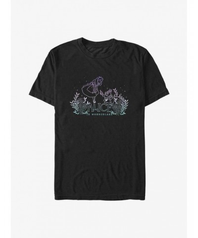 Disney Alice In Wonderland Gradient Rabbit T-Shirt $8.13 T-Shirts