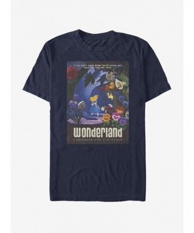 Disney Alice In Wonderland Curiouser T-Shirt $10.76 T-Shirts