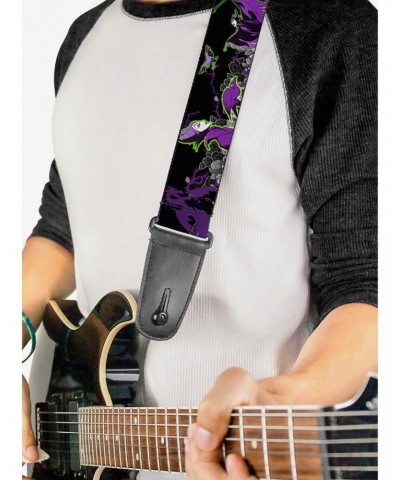 Disney Maleficent Diablo Black Roses Guitar Strap $8.22 Guitar Straps