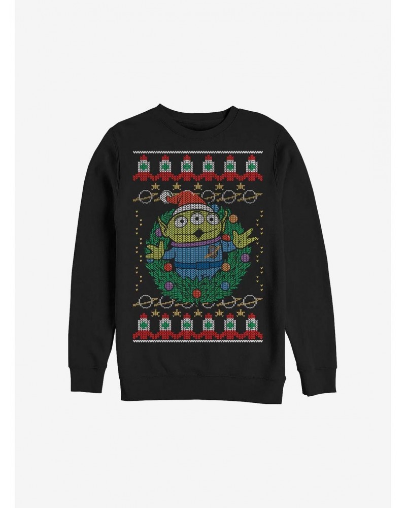 Disney Pixar Toy Story Greetings Ugly Christmas Sweater Sweatshirt $16.97 Sweatshirts