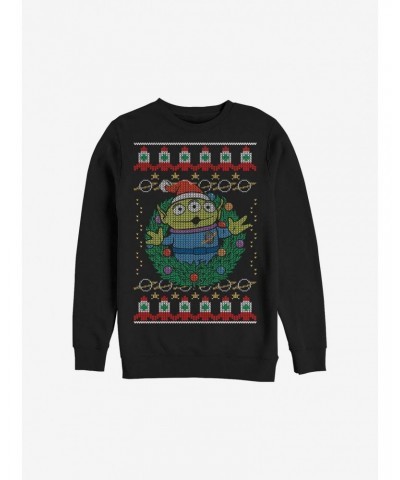 Disney Pixar Toy Story Greetings Ugly Christmas Sweater Sweatshirt $16.97 Sweatshirts