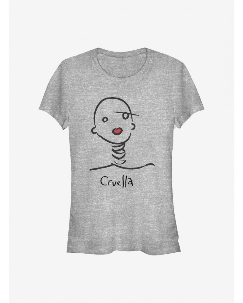 Disney Cruella Doodle Girls T-Shirt $7.72 T-Shirts