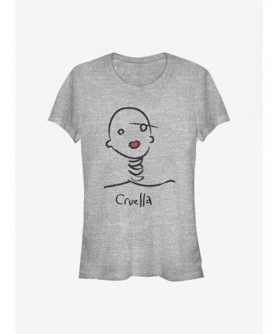 Disney Cruella Doodle Girls T-Shirt $7.72 T-Shirts