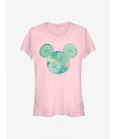 Disney Mickey Mouse Succulents Girls T-Shirt $9.96 T-Shirts