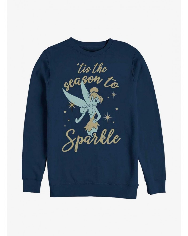 Disney Tinker Bell Sparkle Season Crew Sweatshirt $11.81 Sweatshirts