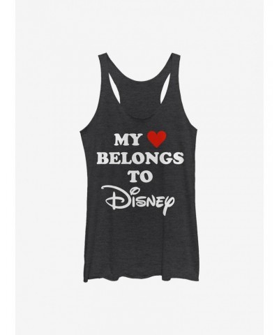 Disney Classic I Heart Disney Logo Girls Tank $10.10 Tanks