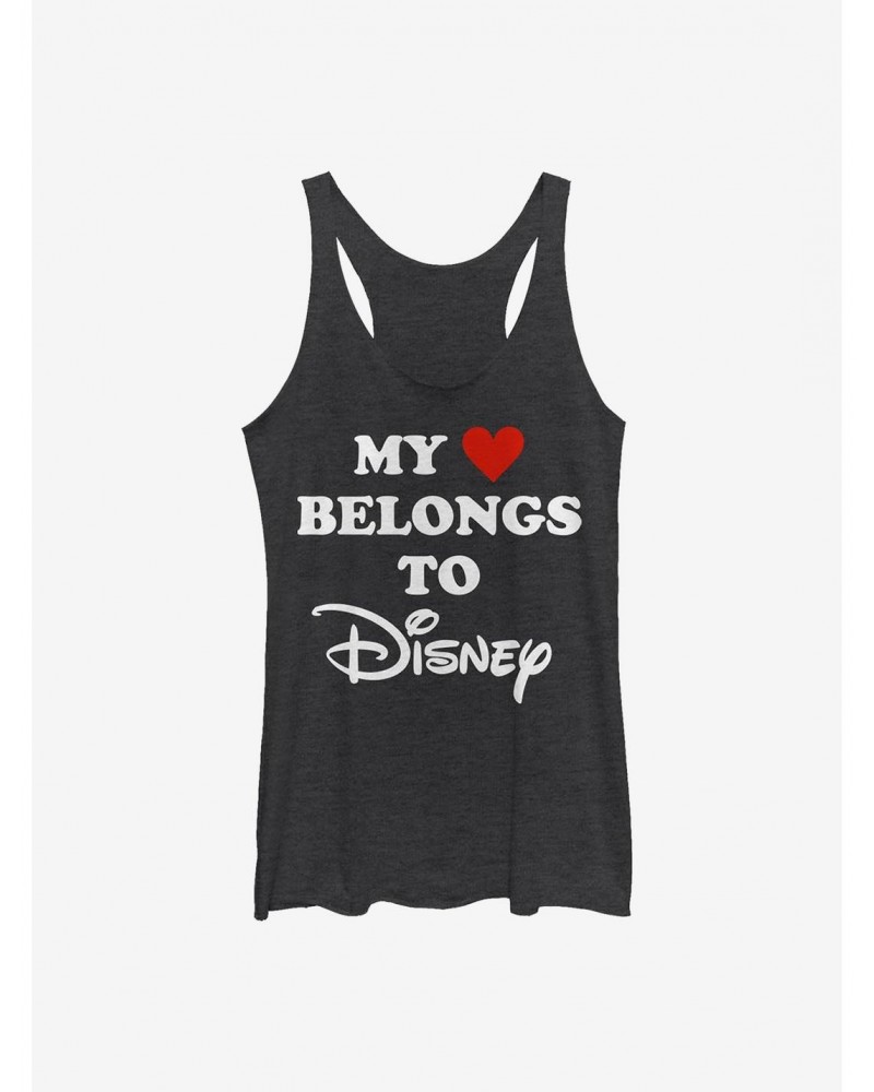 Disney Classic I Heart Disney Logo Girls Tank $10.10 Tanks