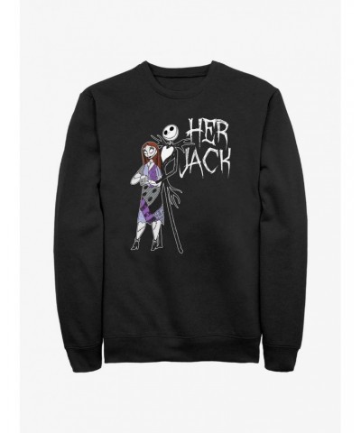 Disney The Nightmare Before Christmas Her Jack Sweatshirt $16.61 Sweatshirts