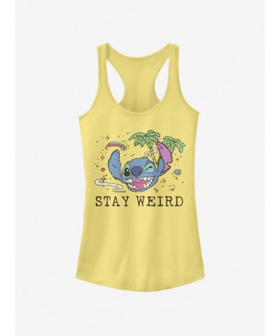 Disney Lilo & Stitch Trippy Stitch Girls Tank $11.70 Tanks