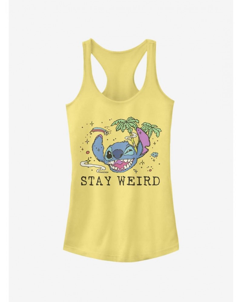 Disney Lilo & Stitch Trippy Stitch Girls Tank $11.70 Tanks