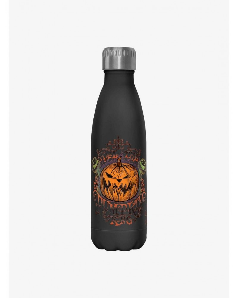 Disney The Nightmare Before Christmas All Hail The Pumpkin King Water Bottle $8.72 Water Bottles