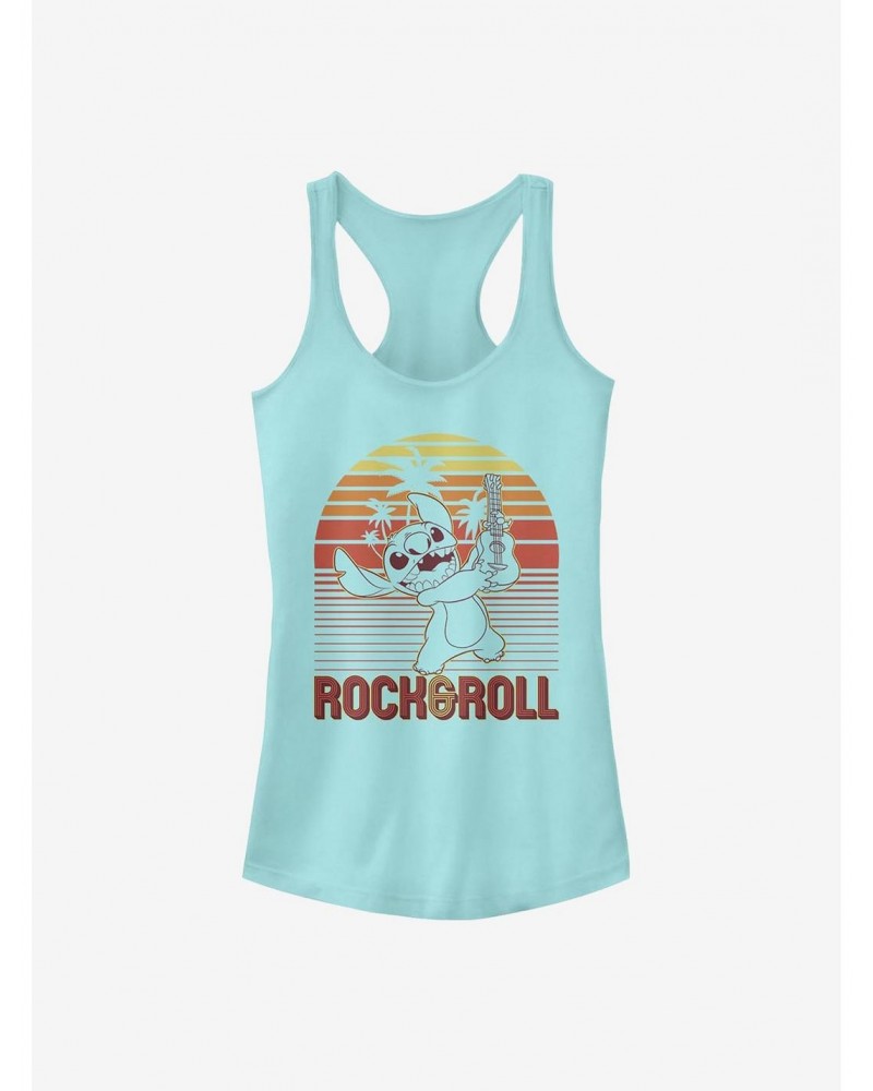 Disney Lilo & Stitch Rock And Roll Stitch Girls Tank $8.47 Tanks