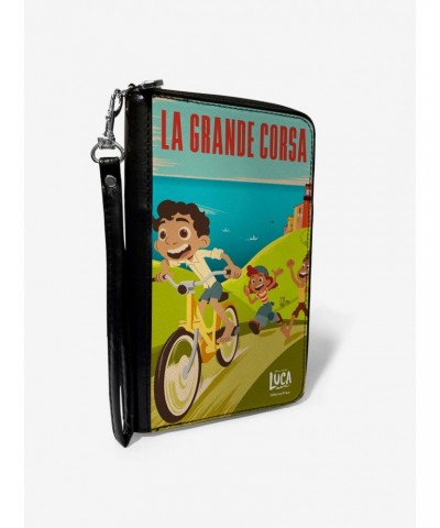 Luca Seaside Ride Pose La Grande Corsa Zip Around Wallet $17.45 Wallets