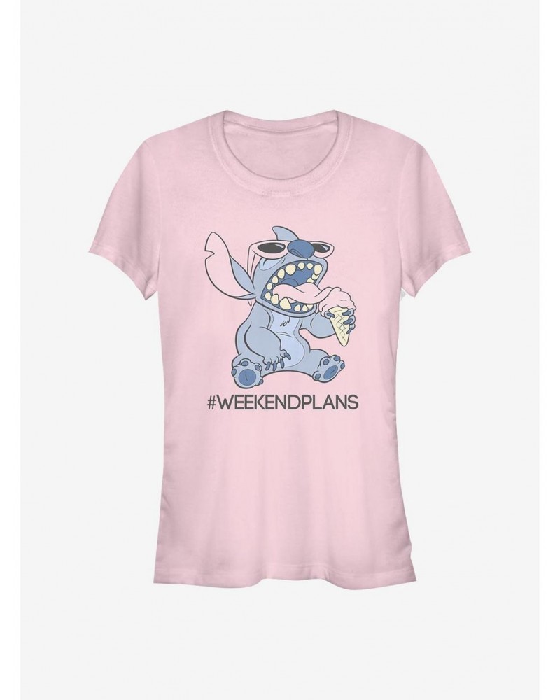 Disney Lilo & Stitch Weekend Plans Girls T-Shirt $7.72 T-Shirts