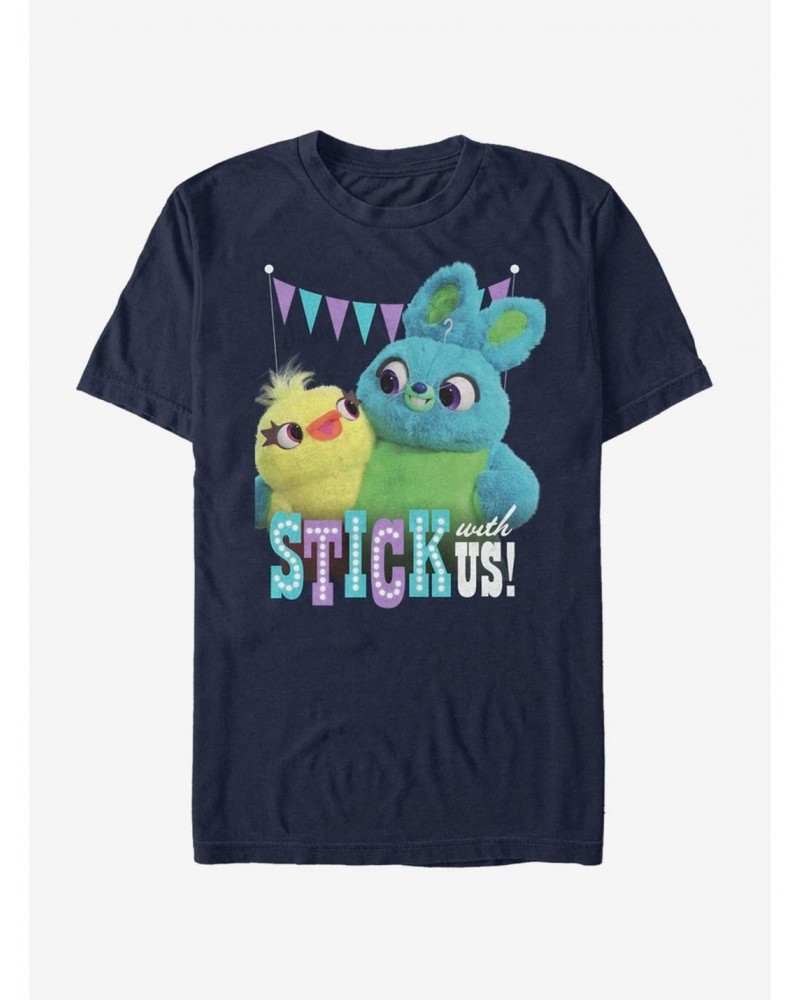 Disney Pixar Toy Story 4 Stick With Us T-Shirt $8.47 T-Shirts