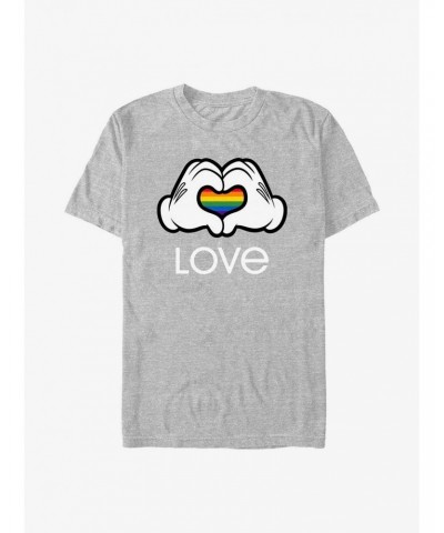 Disney Mickey Mouse Rainbow Love T-Shirt $7.65 T-Shirts