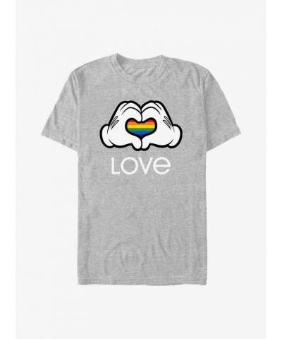 Disney Mickey Mouse Rainbow Love T-Shirt $7.65 T-Shirts