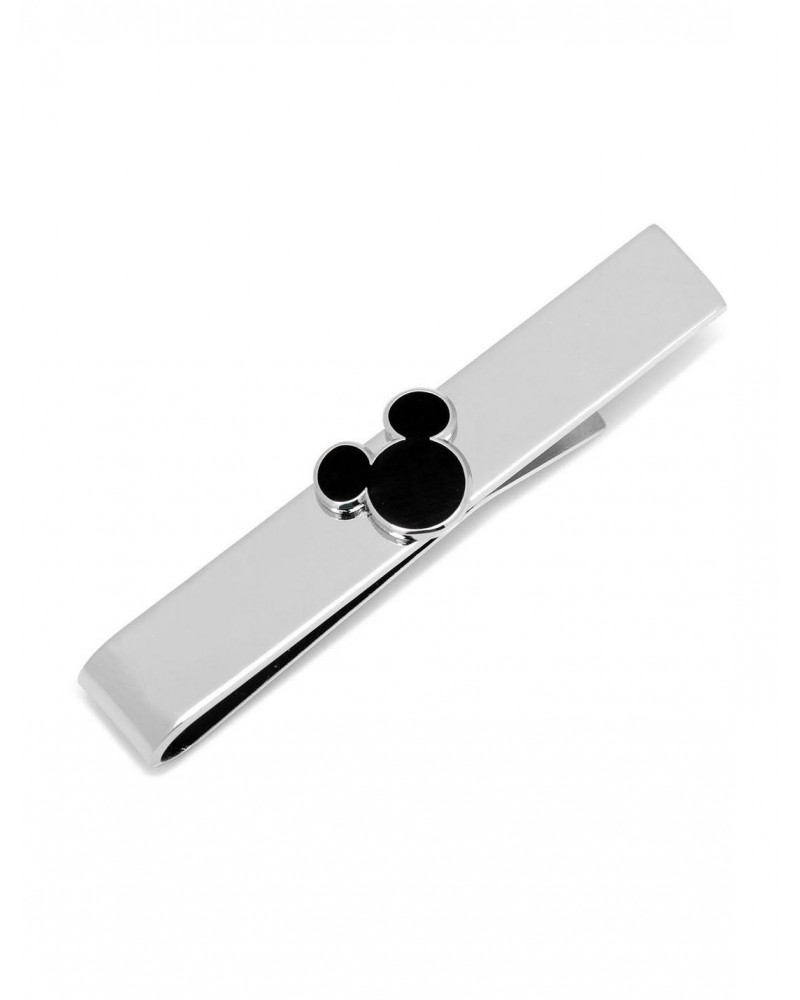 Disney Mickey Mouse Black Silhouette Tie Bar $13.17 Bar