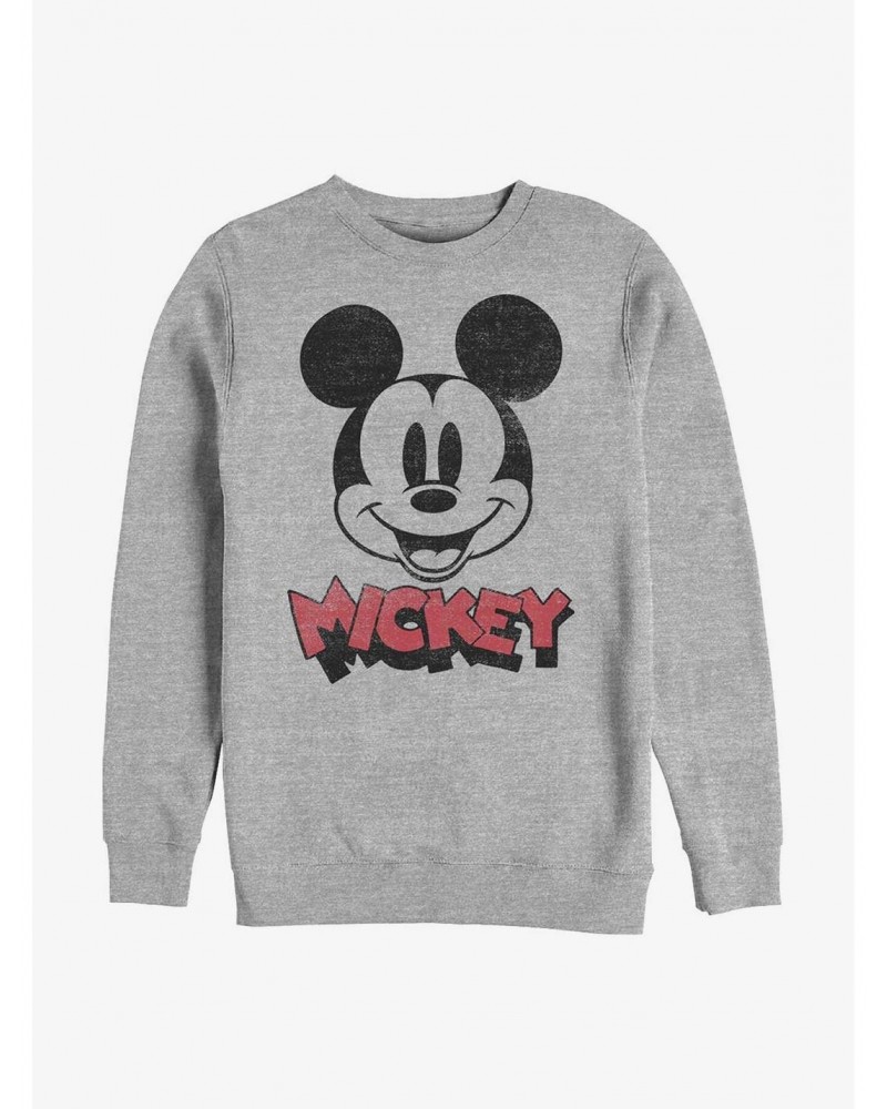 Disney Mickey Mouse Heads Up Crew Sweatshirt $18.08 Sweatshirts