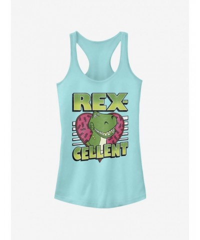 Disney Pixar Toy Story Rexcellent Heart Girls Tank $11.21 Tanks