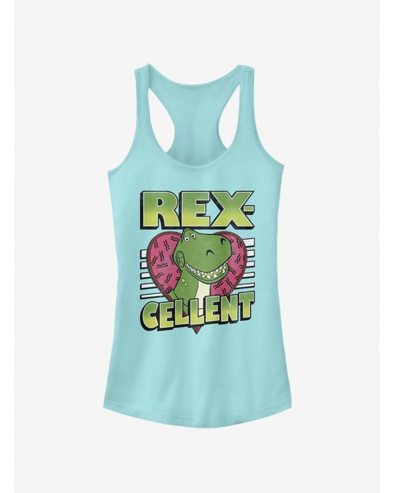 Disney Pixar Toy Story Rexcellent Heart Girls Tank $11.21 Tanks