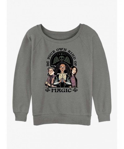 Disney Hocus Pocus Be Your Own Kind Of Magic Girls Sweatshirt $15.87 Sweatshirts